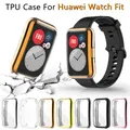 Coque de protection d'écran pour Huawei Watch Fit TIA-B09 Ultra Slim Soft TPU Smartwatch Cover pour