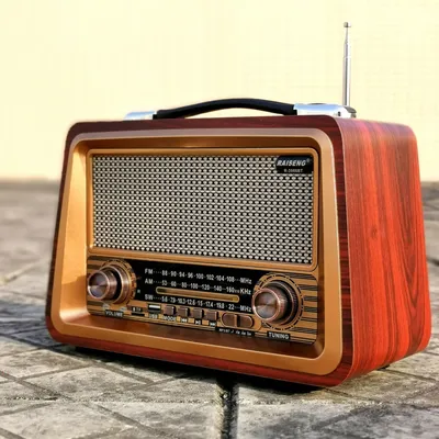 Radio portable rétro sans fil compatible Bluetooth haut-parleur HIFI stéréo AM radio FM lecteur