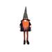 Large Sitting Halloween Gnome With Dangling Legs, LED Shelf Sitter Decorations for Home