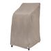 Modern Leisure® Garrison Stackable/High Back Bar Chair Cover, Waterproof, 27"L x 27"W x 49"H, Sandstone