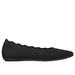 Skechers Women's Cleo 2.0 - Love Spell Flats | Size 6.0 Wide | Black | Textile | Vegan | Machine Washable