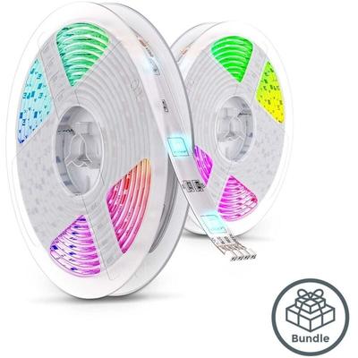 LED Strip 20 Meter Lichtleiste RGB LED Beleuchtung mit Fernbedienung dimmbar