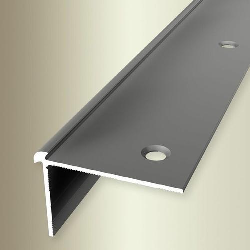 Proviston – Treppenkantenprofil Breite: 39 mm Höhe: 2.5 mm Länge: 1000 mm Aluminium eloxiert Glatt