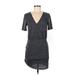 Zara TRF Casual Dress - Mini: Gray Dresses - Women's Size Medium