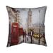 The Big Ben at London Square Throw Pillow Cover Begin Edition International Inc | 16 H x 16 W x 1 D in | Wayfair 5543-1616-CI128