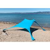 Beach & Outdoor Sun Shade by Skybed - Extra Large 9'x9' Pop-Up Style Sun Shade Aluminum in Blue | 96 H x 108 W x 108 D in | Wayfair SSXHB1