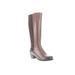 Women's Talise Wide Calf Boot by Propet in Brown (Size 7 1/2 M)