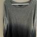 American Eagle Outfitters Sweaters | American Eagle Outfitters Ombr Sweater - Size Large | Color: Black/Gray | Size: L