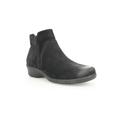 Wide Width Women's Propet Waverly Suede Ankle Bootie by Propet in Black Suede (Size 11 W)