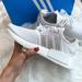 Adidas Shoes | Bling Adidas Nmd R1 Casual Running Shoes | Color: White | Size: 6.5