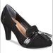 Giani Bernini Shoes | Giani Bernini Varaa Suede Tassel Heels Dress Pumps | Color: Black | Size: 6