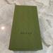 Gucci Other | Authentic Green Gucci Empty Hard Shoe Box With Tissue And 2 Dust Bags | Color: Green | Size: Os