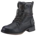 Winterboots MUSTANG SHOES Gr. 32, grau (graphit) Kinder Schuhe Stiefel Boots