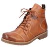 Schnürstiefelette RIEKER, Damen, Gr. 40, braun, Lederimitat, elegant, Schuhe, mit toller Steppnaht