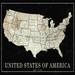 Trinx United States Map Black Canvas in White | 36 H x 36 W x 1.25 D in | Wayfair D9CF8ECA4E8C476E8CE724DFD31B734D