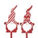 The Holiday Aisle® Gnome Garden Stake Metal in Red | 24.25 H x 9.75 W x 0.125 D in | Wayfair 6AF8D98F88254223AF72F82647376C7B