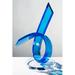 Orren Ellis Yuji Sculpture Plastic in Gray/White/Blue | 22 H x 11 W x 10 D in | Wayfair CACCC24F94CD473082EF803EF8B175F2