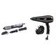 BaByliss AS121E Warmluftbürste Multistyle, 1200 Watt Ionic, 4 Aufsätze, 1 Stück (1er Pack) & Cordkeeper 2000 Ionic-Haartrockner D373E, einzigartige Kabeleinzugsfunktion Im Griff, 2000 Watt schwarz