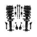 2007-2014 Cadillac Escalade ESV Front Strut Coil Spring Ball Joint Sway Bar Link Kit - Detroit Axle