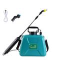 Akin Garden Sprayer, 5L Electric Garden Sprayer with Replaceable Nozzle, Mist and Water Column, Plant Sprayers for Gardening Weed Killer, Pesticides, Insecticides, with Retractable Lance, Green