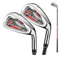 Golf Clubs Kids Golf Irons 7# S# Graphite Shaft Junior Golf Club Iron Right Handed for 3-12 Kids (#7,3-5Y)