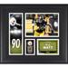 T.J. Watt Pittsburgh Steelers Framed 15" x 17" Player Collage with a Piece of Game-Used Ball