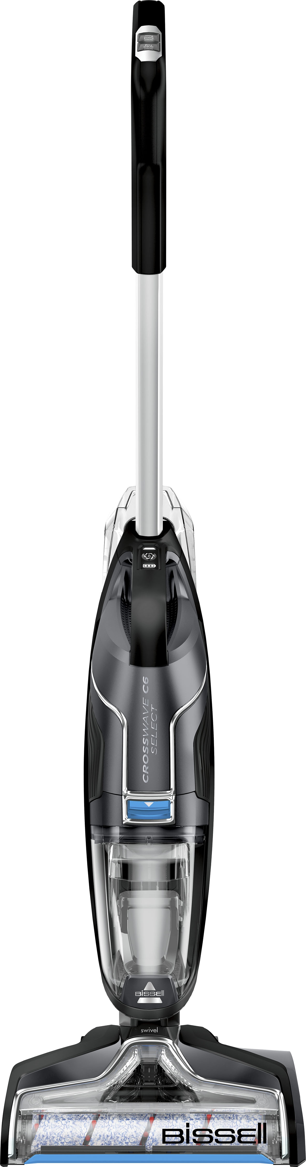 BISSELL Nass-Trocken-Sauger "3569N, CrossWave C6 Cordless Select, starke Saugkraft", schwarz, B:30cm H:116,8cm T:23cm, Nass-Trocken-Sauger, kabellos, Dual-Tank, saugen, wischen, trocknen, Mehrflächenreiniger Image