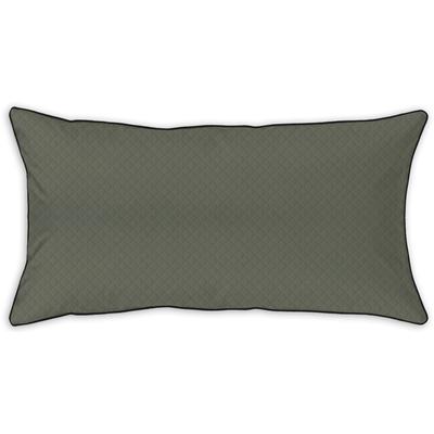 Kissenbezug CURT BAUER "Arezzo", grün (olive), B:80cm L:40cm, Mako-Brokat-Damast, Obermaterial: 100% Baumwolle, Kissenbezüge, Rautenstrukturbindung Image