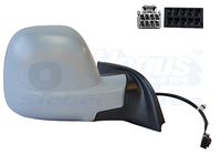 VAN WEZEL Außenspiegel * HAGUS 0991818 rechts 18-polig für PEUGEOT CITROËN/PEUGEOT CITROËN OPEL 1616869580 98169899XT