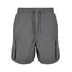 Stoffhose URBAN CLASSICS "Herren Short Cargo Shorts" Gr. XXL, US-Größen, schwarz (darkshadow) Herren Hosen Stoffhosen