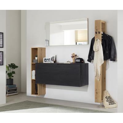 Garderobenpaneel MÄUSBACHER "Debra", braun (asteiche), B:13cm H:172cm T:32cm, Holzwerkstoff, Garderobenpaneele Image