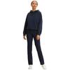 Gerade Jeans TOM TAILOR "Alexa Straight", Damen, Gr. 34, Länge 32, blau (rinsed blau denim), Denim/Jeans, Obermaterial: 69% Baumwolle, 20% Polyester, 9% Viskose, 2% sonstige Fasern, unifarben, casual, bequem lang, Jeans, mit Kontrastnähten