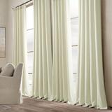 Lush Decor Belgian Flax Prewashed Linen Rich Cotton Blend Window Curtain Panel Single