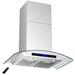 EKON KITCHEN EXPERT 35.43" 900 CFM Ducted Wall Mount Range Hood in Silver w/ Remote Control Included in Gray | 35.43 W x 19.3 D in | Wayfair