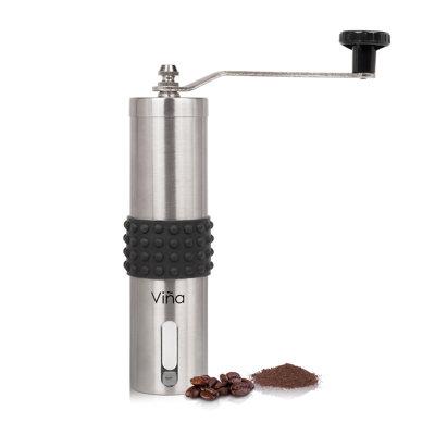 Tirrinia Manual Coffee Grinder Set, Adjustable Cer...