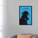 East Urban Home 'I'm Still Here Minimal Movie Poster' Vintage Advertisement on Wrapped Canvas in Black/Blue/Green | 26 H x 18 W in | Wayfair