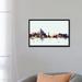 East Urban Home New York City, New York, USA I On Blue by Michael Tompsett - Gallery Wall Print on Canvas, in Black/Gray/White | Wayfair