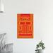 East Urban Home 'Big Trouble in Little China Minimal Movie Poster' Vintage Advertisement on Wrapped Canvas Canvas/Metal in Black/Orange/Red | Wayfair