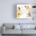 Red Barrel Studio® Grace Popp "Encantadora I" Canvas Art Canvas, Wood in Pink/Red/Yellow | 14 H x 14 W x 2 D in | Wayfair