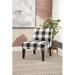 Slipper Chair - Lark Manor™ Javi 26" Wide Slipper Chair Polyester in Gray/White/Black | Wayfair 2DE017F40343421FA030952085E2A395