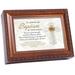 Trinx Celebrate The Baptism Of Your Child Memory Box Plastic/Acrylic in Brown/Pink/Red | 2.625 H x 8 W x 6 D in | Wayfair