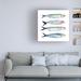 Rosecliff Heights Annie Warren "Sardine Team I" Canvas Art Canvas, Wood in Black | 35 H x 35 W x 2 D in | Wayfair 0E3979D974ED4021B89A6E8752FC2FBA