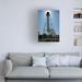 Latitude Run® Robert Michaud "Cape San Blas Lighthouse 2" Canvas Art Metal in Blue/Gray | 32 H x 22 W x 2 D in | Wayfair