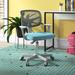 Viv + Rae™ Kondo Desk/Activity Chair Plastic in Blue | 36 H x 21.5 W x 20 D in | Wayfair A7CD4789F6914BA981A9853F73F6DB4B