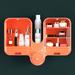 Rebrilliant Jozefa Cosmetic Makeup Organizer Plastic in Orange | 12.79 H x 17.91 W x 4.52 D in | Wayfair D196475EEAD94AADB0825E964C4E77BE