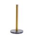 Mercer41 Marble Black Freestanding Paper Towel Holder Stainless Steel in Black/Gray | 12.4 H x 5.7 W x 5.7 D in | Wayfair