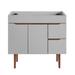 Latitude Run® Yentel 34.5" Single Bathroom Vanity Base Only in Gray | 33.5 H x 34.5 W x 17.5 D in | Wayfair 883E7428098B4F85A23A9BDC87DDE658