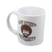 East Urban Home Bob Ross "Happy Accidents University" Ceramic Mug | Holds 11 Ounces Ceramic in Brown/White | 4.2 H x 4.3 W in | Wayfair