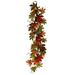 The Holiday Aisle® 72" Fall Maple Leaves Garland Silk in Red | 16 H x 72 W x 5 D in | Wayfair 459B074862F94A5C8FC5DA95C031F7D5