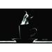 Winston Porter Coffee Time I by Lori Deiter - Wrapped Canvas Photograph Metal in Black/White | 32 H x 48 W x 1.25 D in | Wayfair